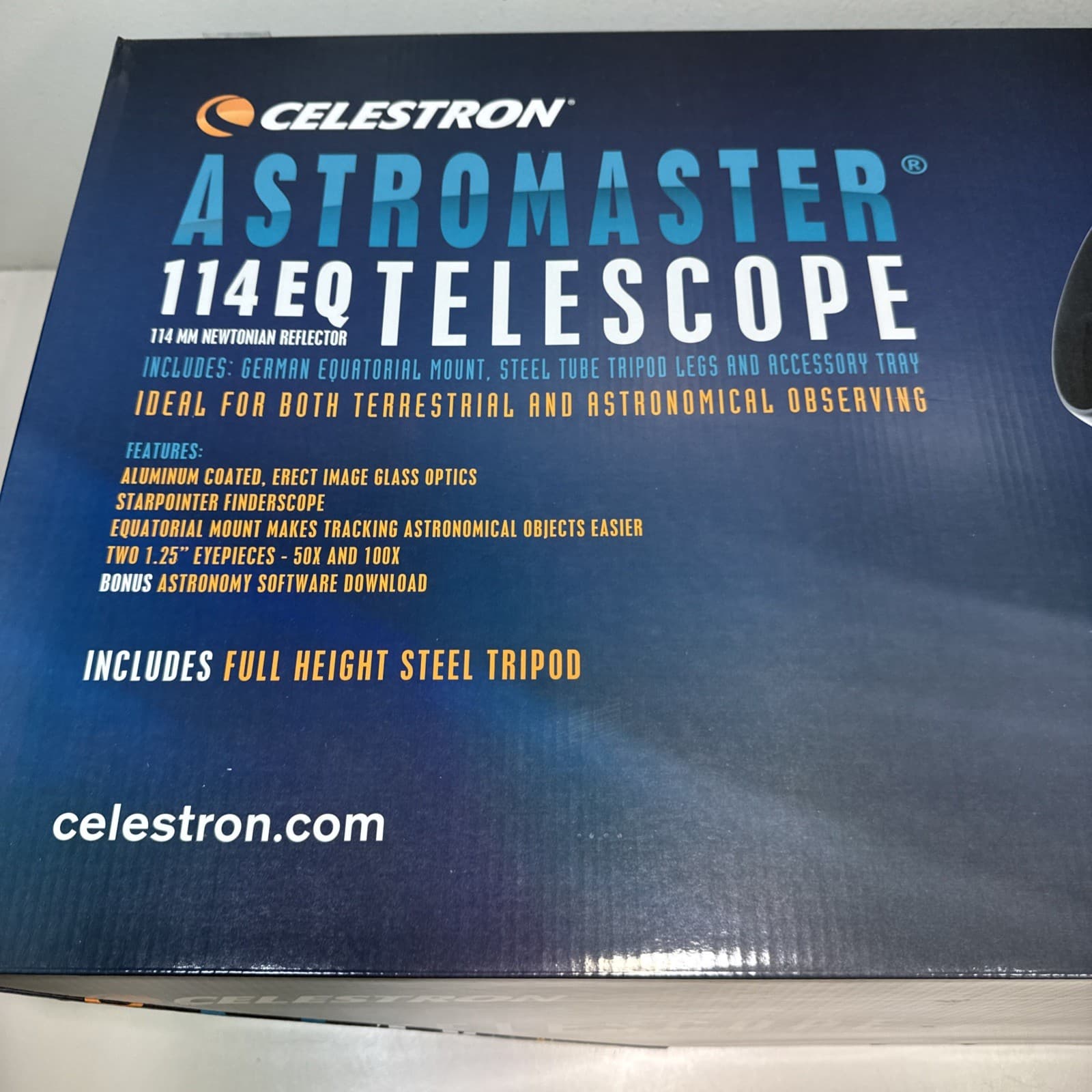 Celestron - AstroMaster 114EQ Newtonian Telescope - Reflector Telescope 3
