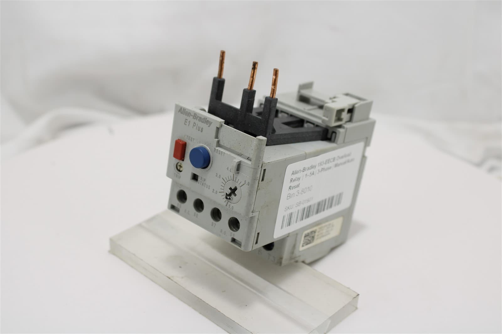 Allen-Bradley 193-EECB Overload Relay | 1–5A | 3-Phase | Manual/Auto Reset 2