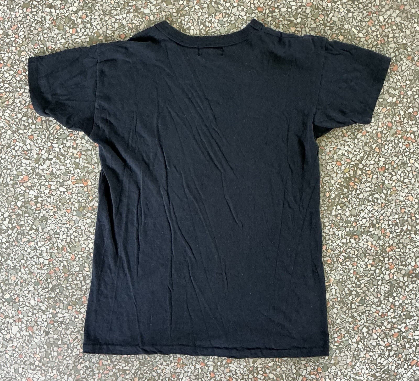 Vintage 1970s Edgar Winters White Trash Recycled Single Stitch L: 26” W: 19” 3