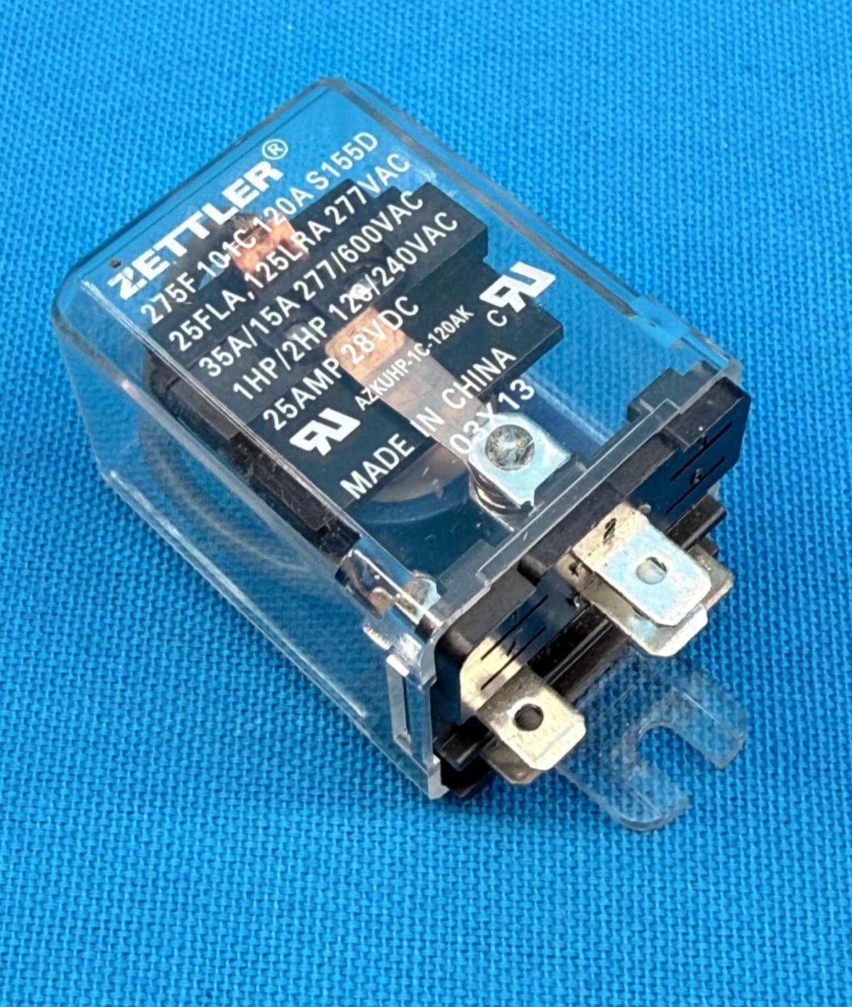 Zettler Power Relay AZKUHP-1C-120AK / 1460-1271 for Coleman Mach AIR Conditioner