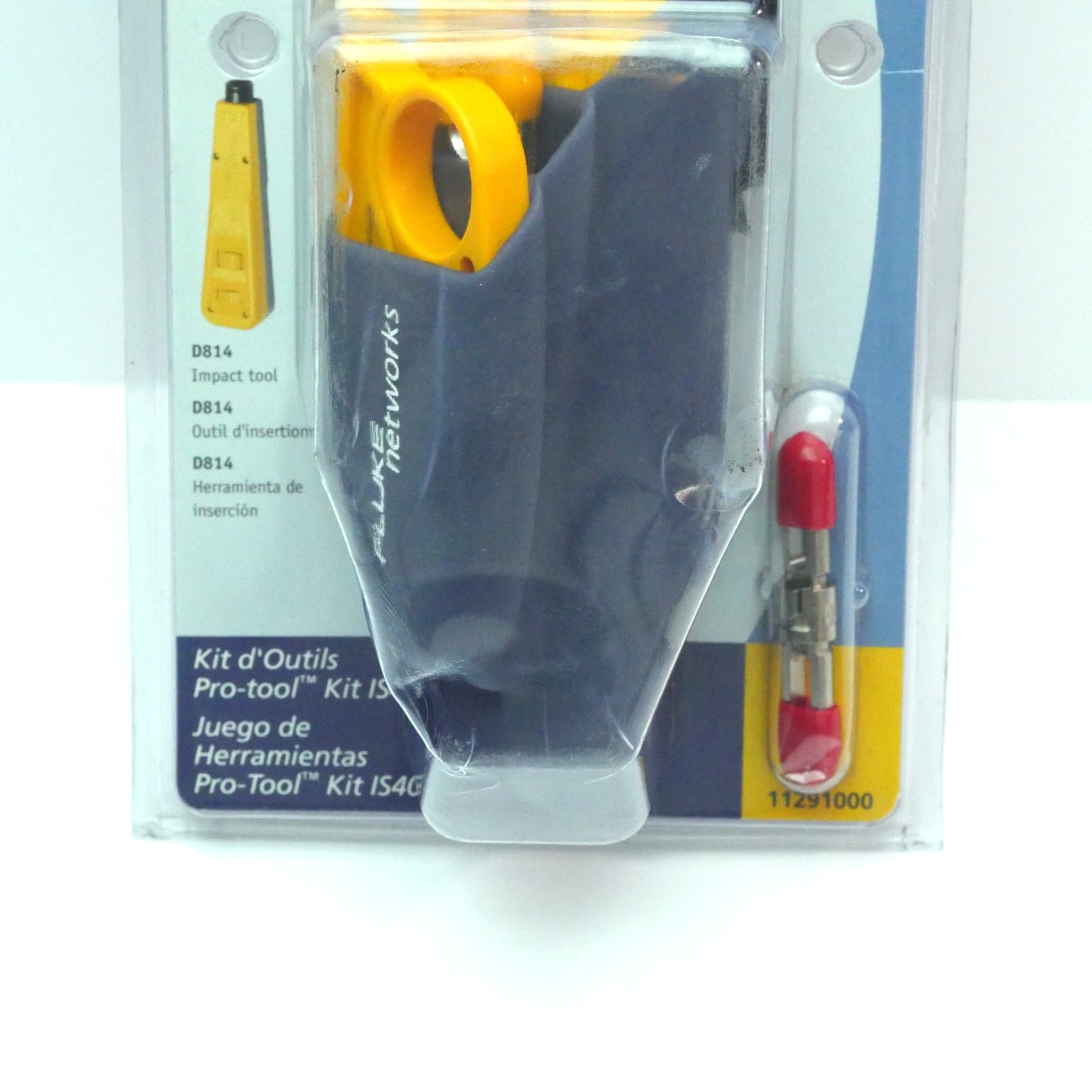 Fluke networks Pro-Tool Kit IS40 with D814 Impact Tool, D-Snips, Cable Stripper 3