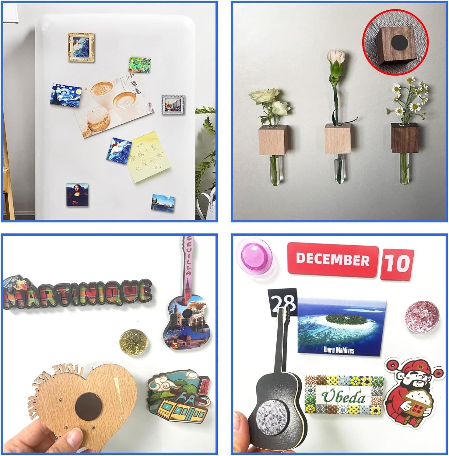 Big Round Magnets Dots-40mm, Precut Flexible Circle Magnetic Tapes with Adhes 4