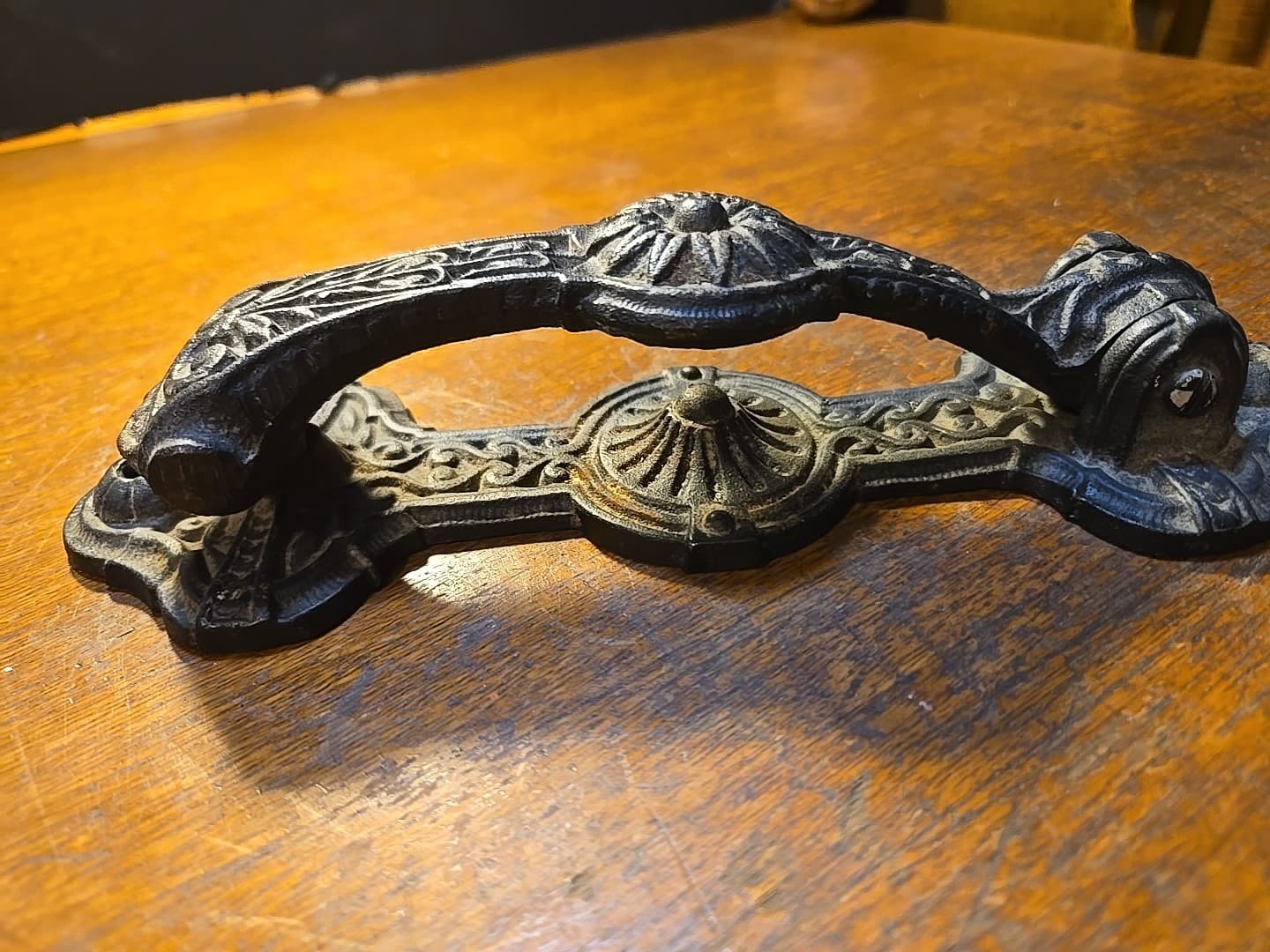 Cast Iron Door Knocker Old Cherub Antique Victorian A.K Kenrick STYLE 2