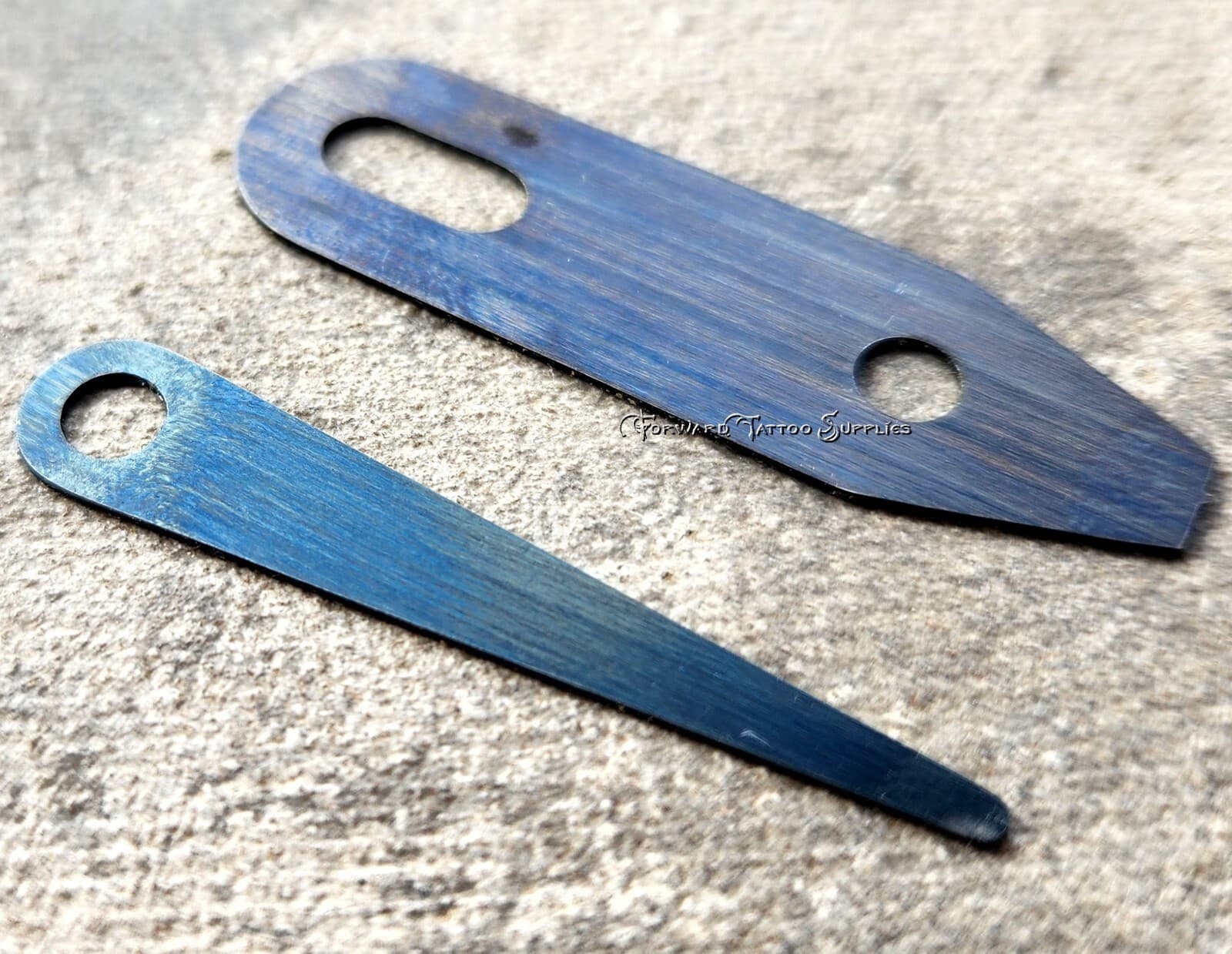 Soft Touch Shader Tattoo Machine Spring Set Skinny Front 18g Short Rear 16g