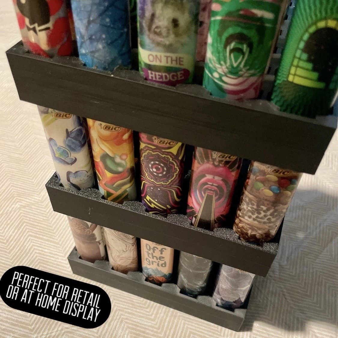 Bic Empty Display Tray For 30 Regular Size Lighters Store Counter Holder Retail 4