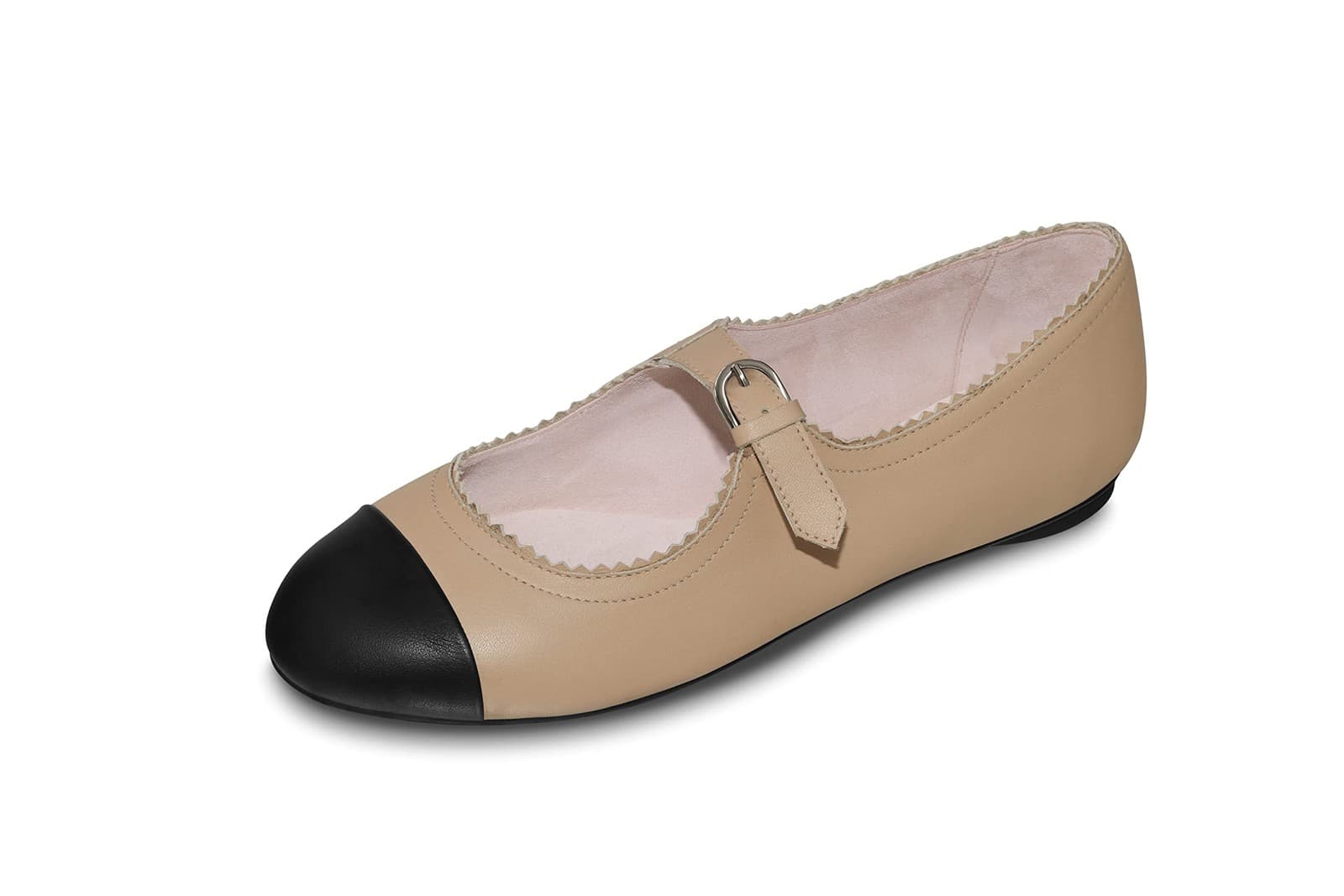 Womens Cassiopeia Ballet Flat, Capuccino, 6