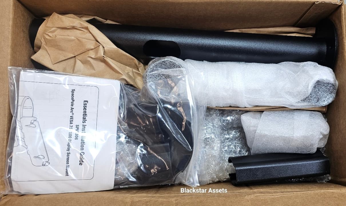 Spacepole Arc VESA 75/100 Display Screen Mount SPV3306 + Verifone P400 Multigrip 4