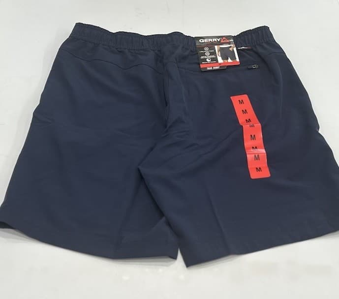 Gerry Men’s Pull-On Trail Shorts, Blue, Size M