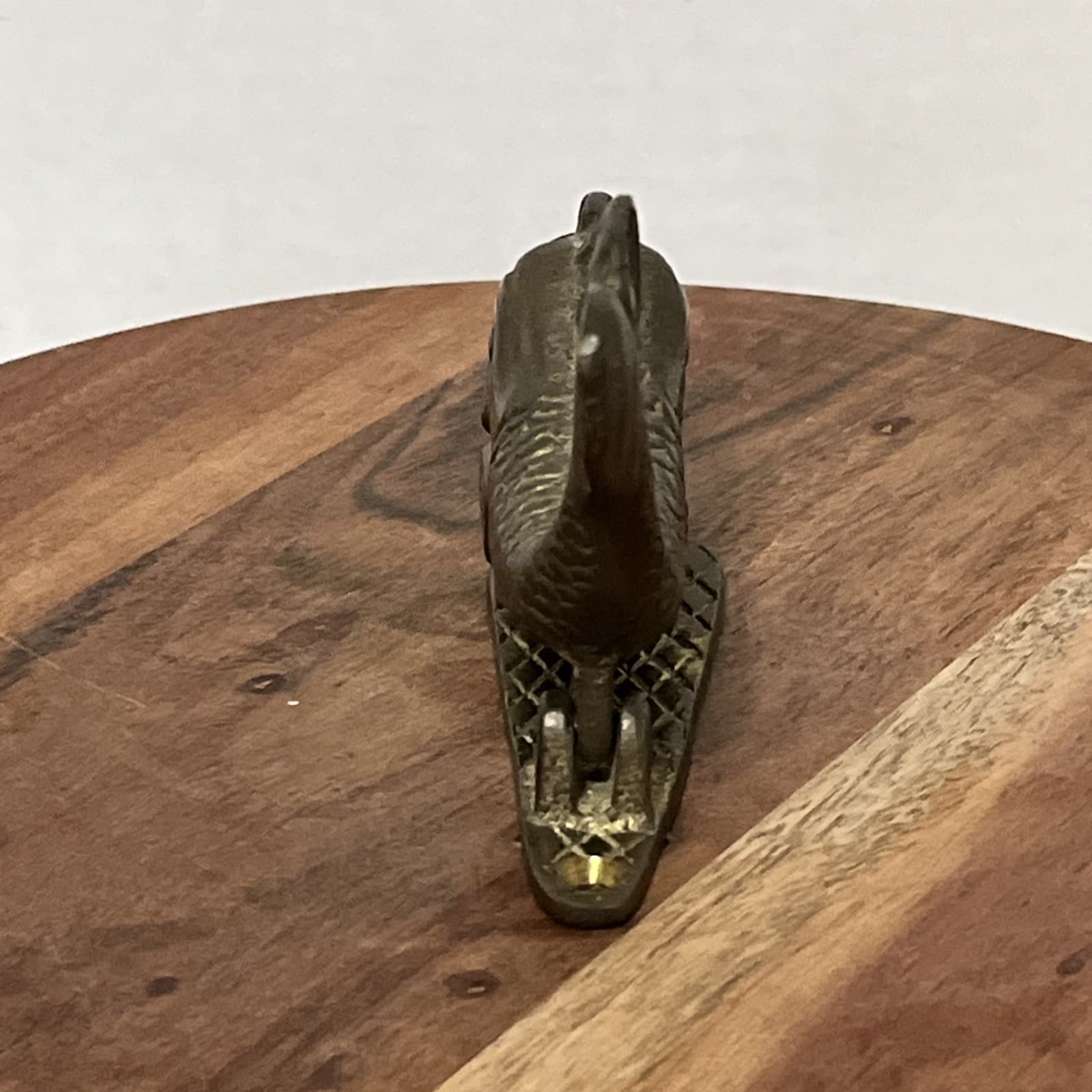 Antique Hand Made Solid Brass Fish Dolphin Door Knocker 5” 3