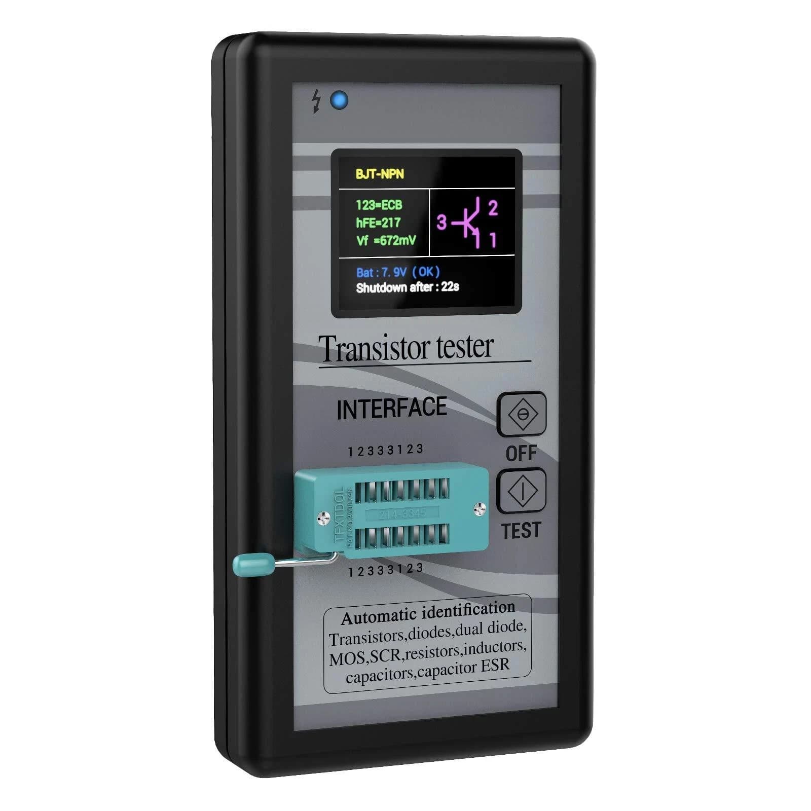 Transistor Tester LCR Meter  Mosfet Transistor Capacitor Tester Mega328