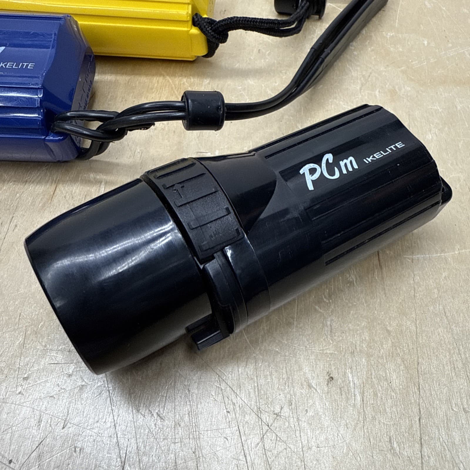3 IKELITE PC LITE Underwater Scuba Diving Torch Flashlight  HALOGEN BULB Tested 4