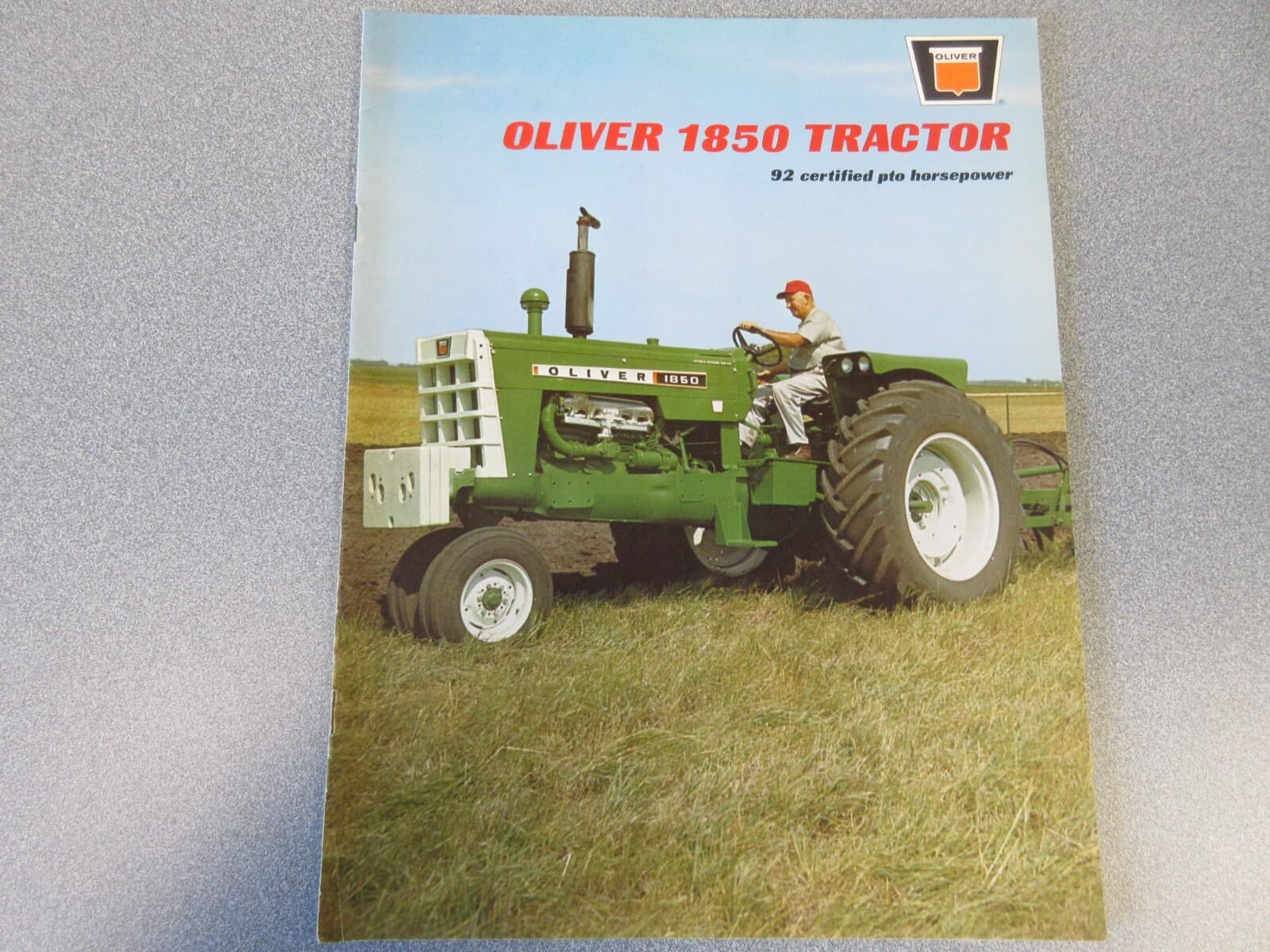 Oliver 1850 Farm Tractor Sales Brochure 16 Pages