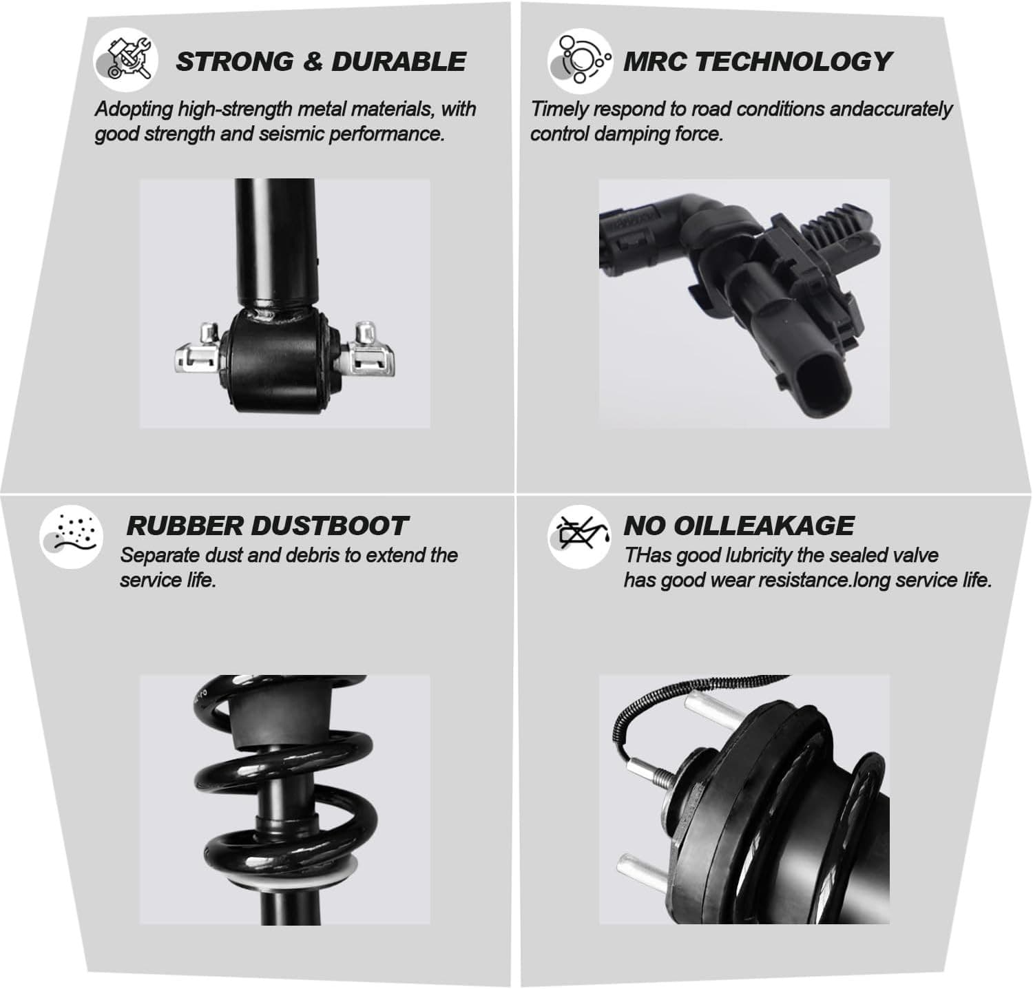 OEM Pair Front Shock Struts Assys Fit 2015-20 Escalade Yukon MagneRide 84176631 5