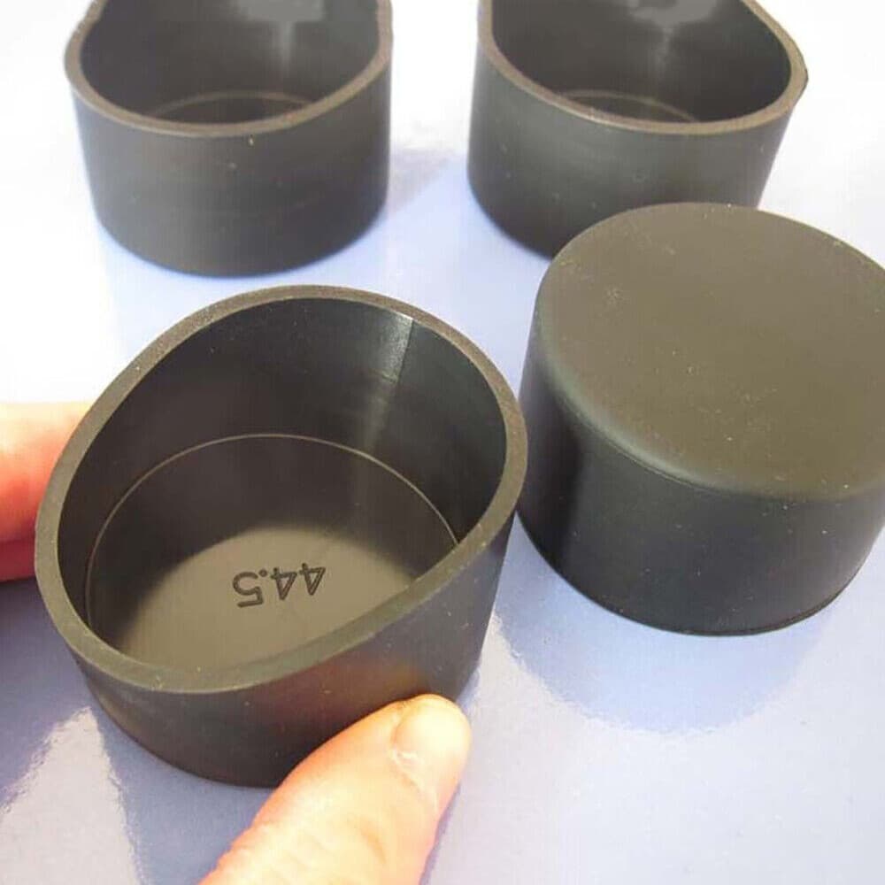 Black End Cap Silicone Rubber Blanking Stopper Cover for Pipe Tube ID 2,8-78,5mm 4