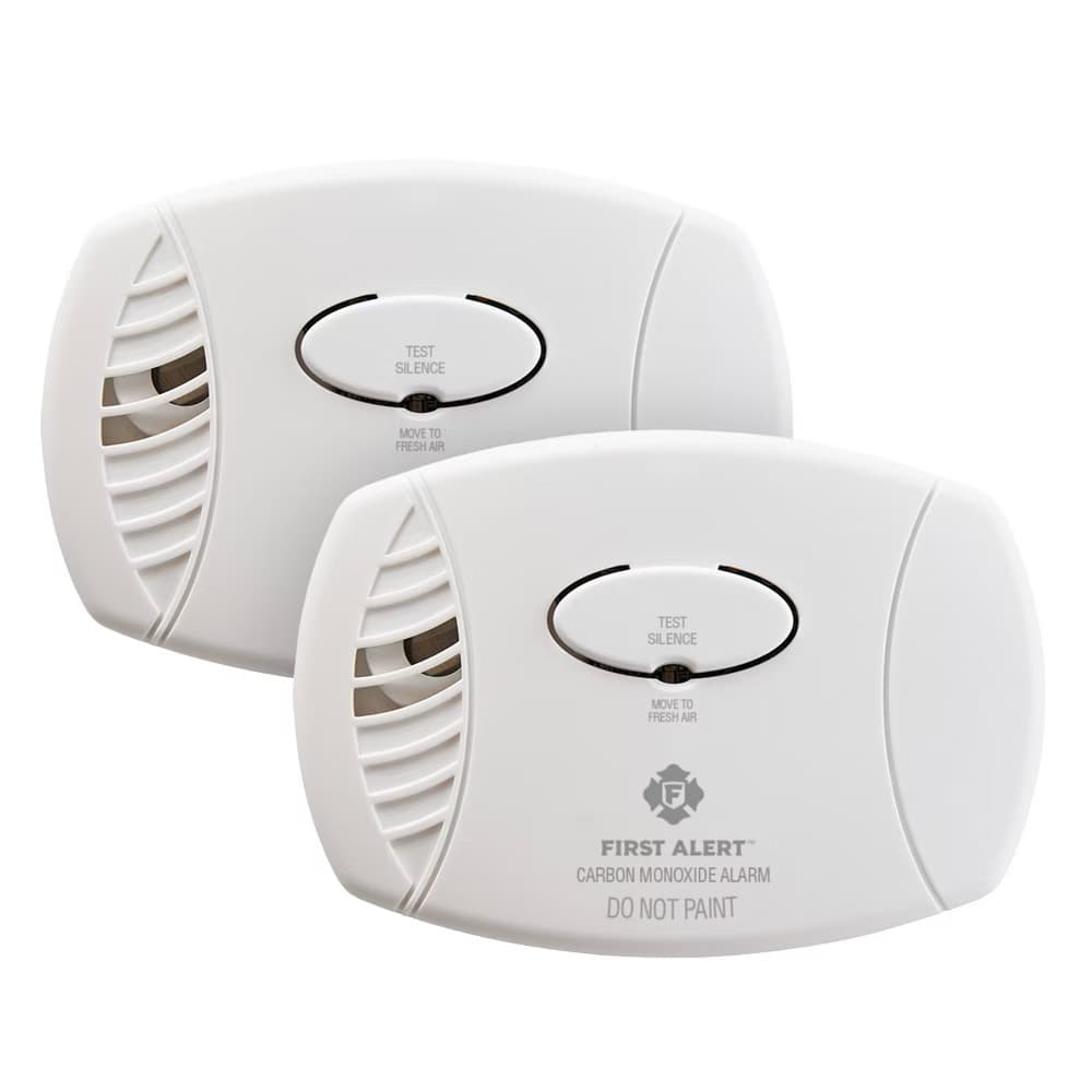 First Alert 2pk CO400CN2 Battery Powered Carbon Monoxide Detector 2