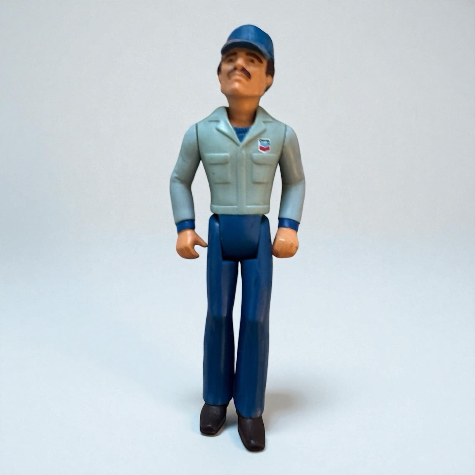 VTG 70s Tonka Toy El Chapo Chevron Gas Station Attendant Action Figure Toy 1978 4
