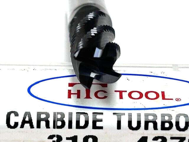 3/8"  4 FLUTE ALTIN COAT CARBIDE ROUGHING END MILL  1" x 2-1/2 OAL HTC 310-4375 5