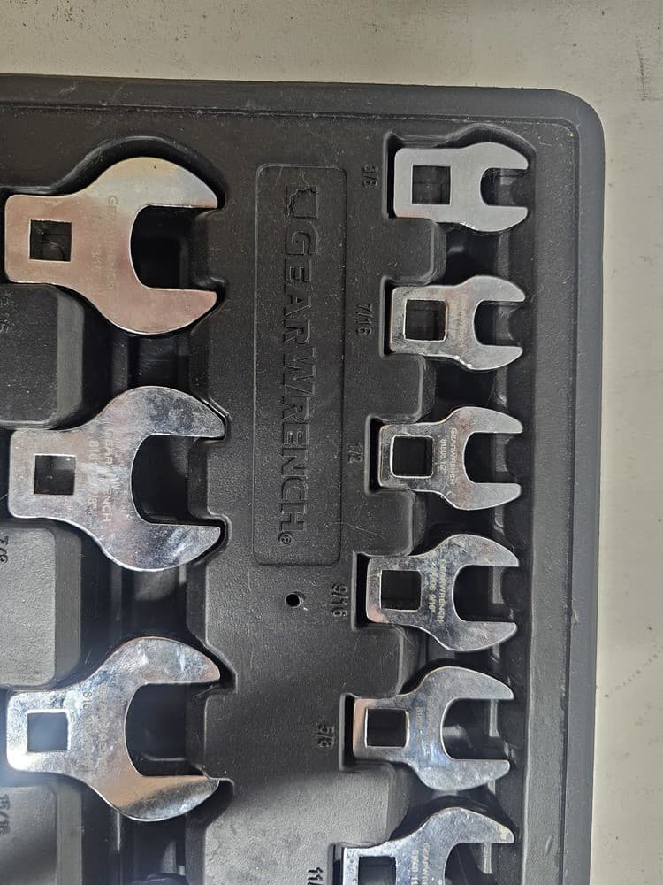 GEARWRENCH CROWFOOT STANDARD 11 PC SET 2