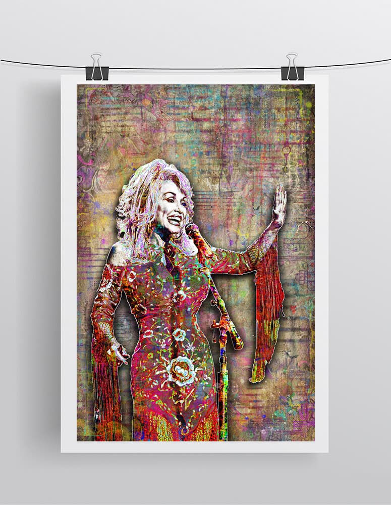 DOLLY PARTON 8x10in Poster 2, DOLLY PARTON Country Print 8x10in Free Shipping 2