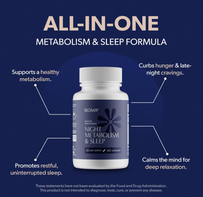 Bioma Night Metabolism & Sleep with a Fat-burning Night Metabolism! 3