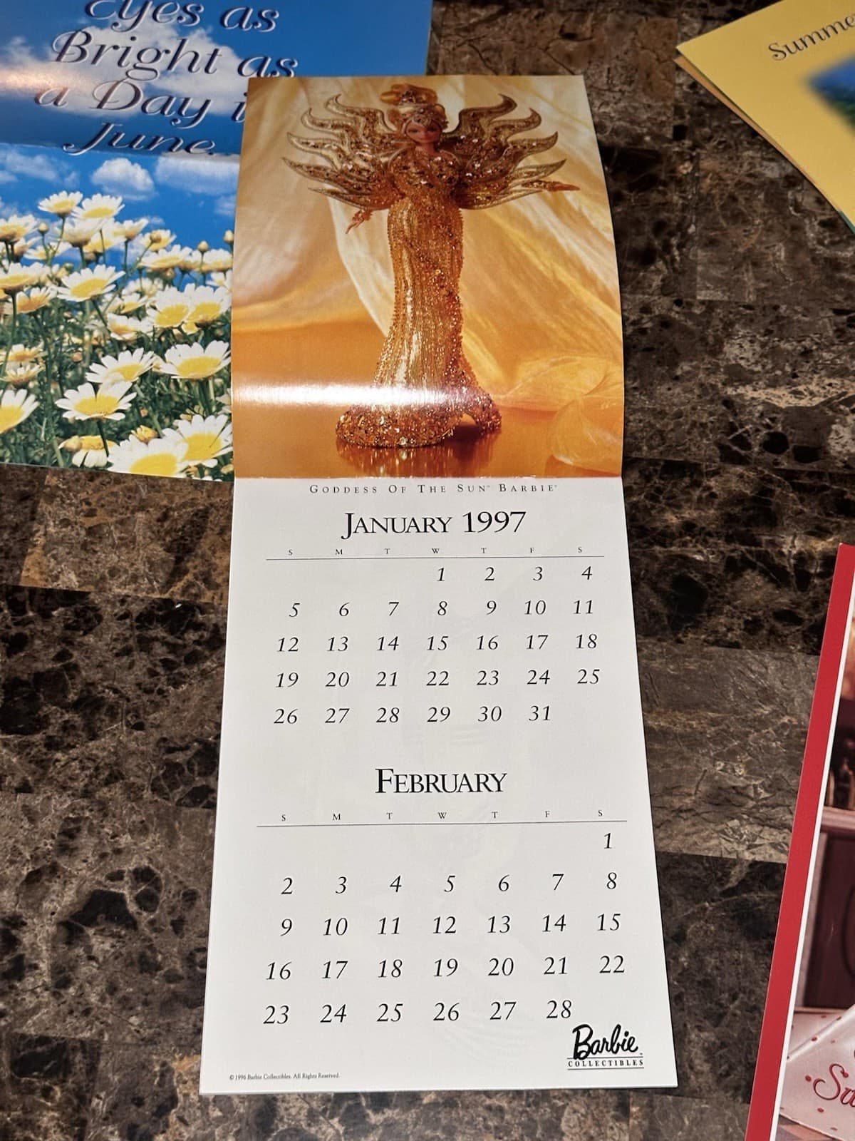 Lot Of 8 Barbie Collectible Doll Catalogs & Posters 5