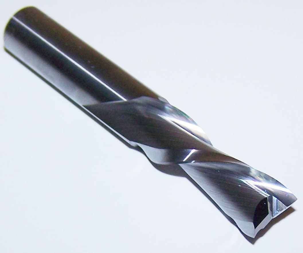 3/8" (.375")  2 FLUTE CARBIDE DOWN CUT ROUTER END MILL SGS WOOD/PLASTIC 91029 2