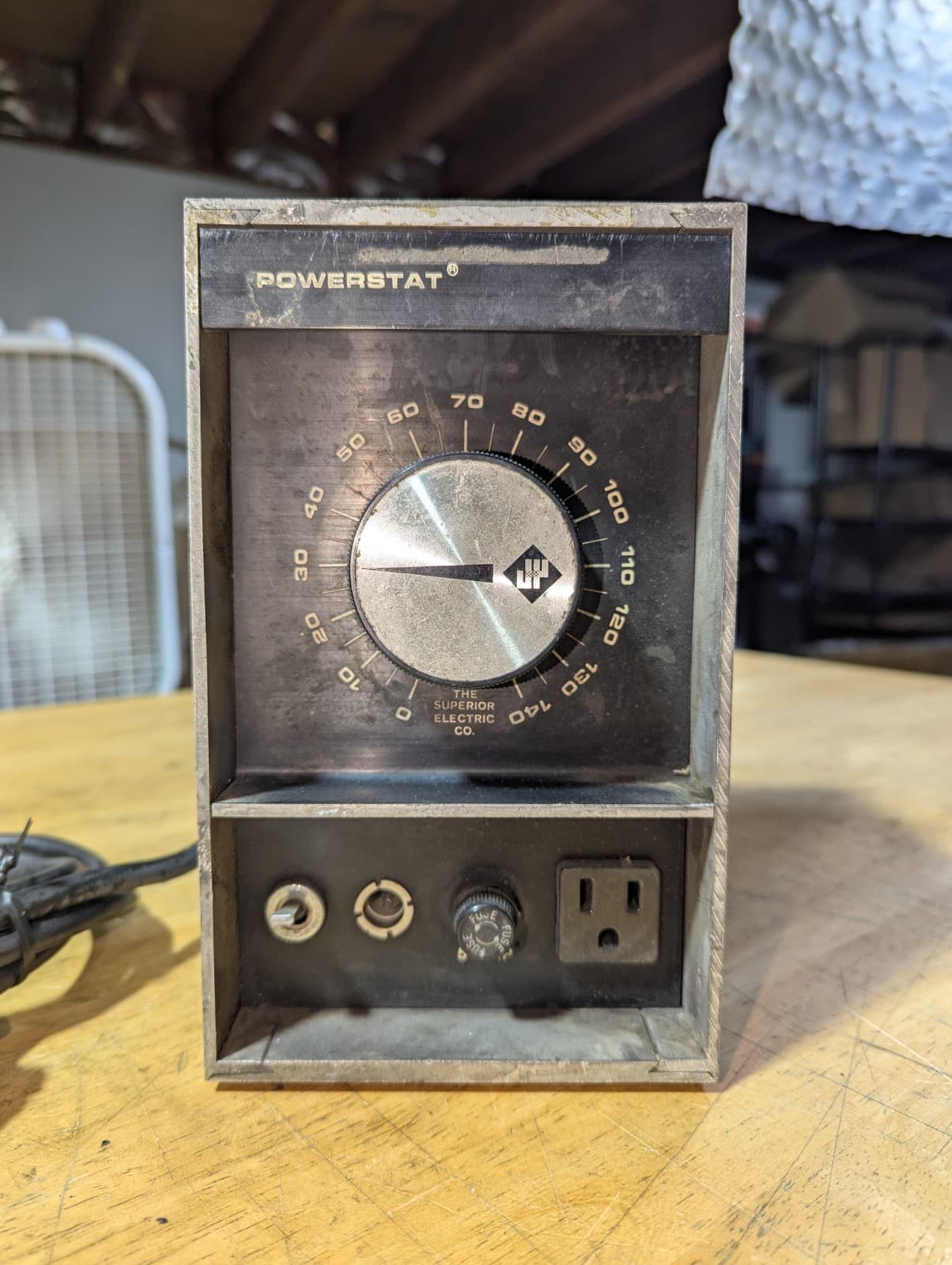 Superior Electric Powerstat N21 Variable Autotransformer WORKS, SEE CONDITION 4