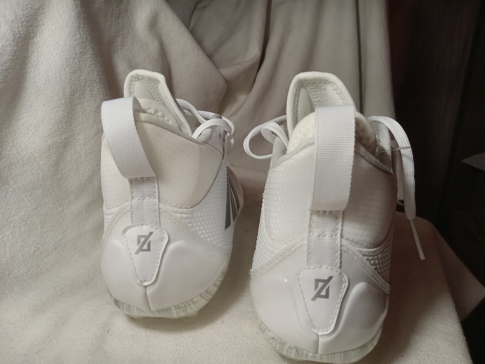 Adidas Adizero Natural 1.0 Lacrosse Football Cleats White Men's Size 8 (Y103) 4