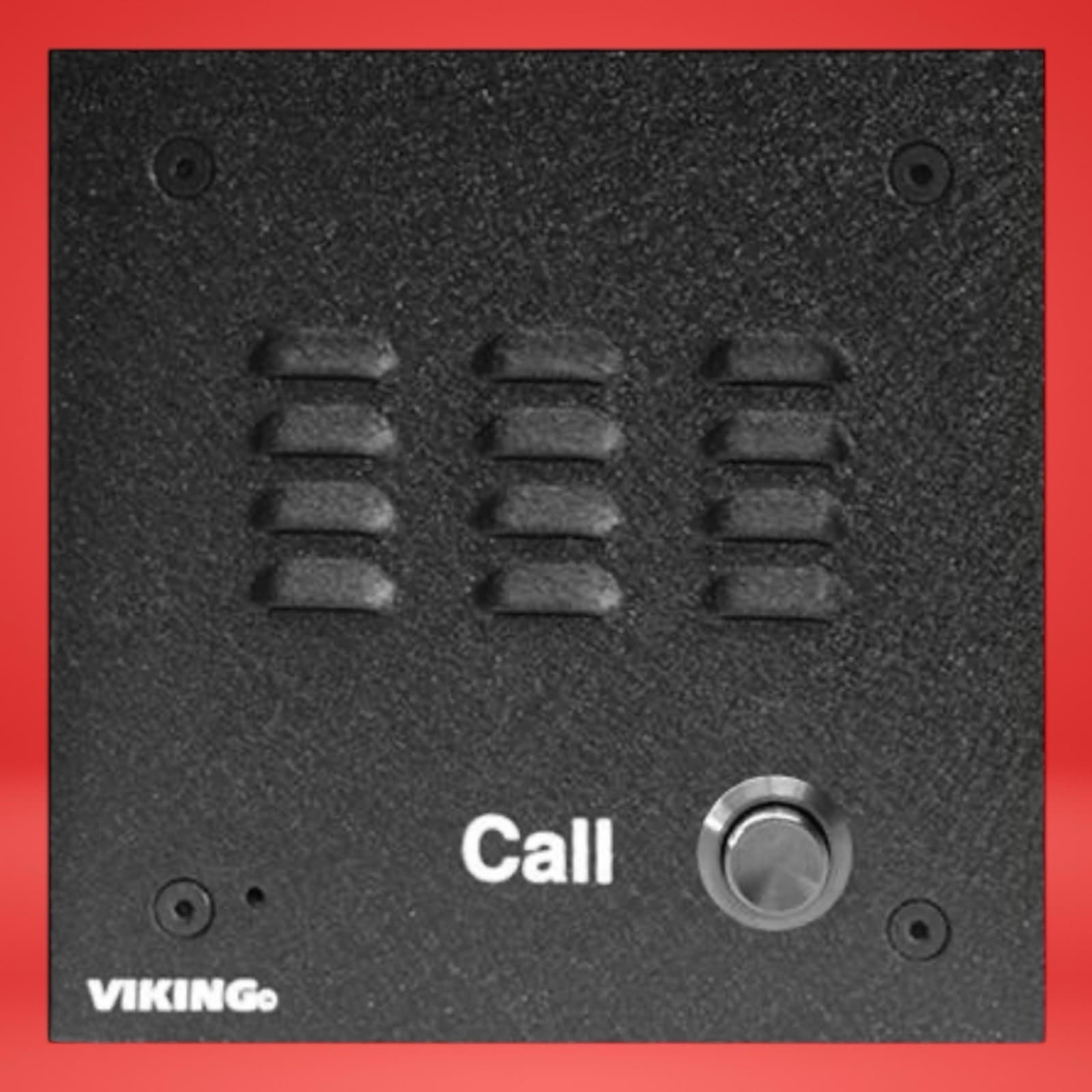 Viking E-10A Hands-Free Entry Door Phone Intercom Black Weatherproof 24V