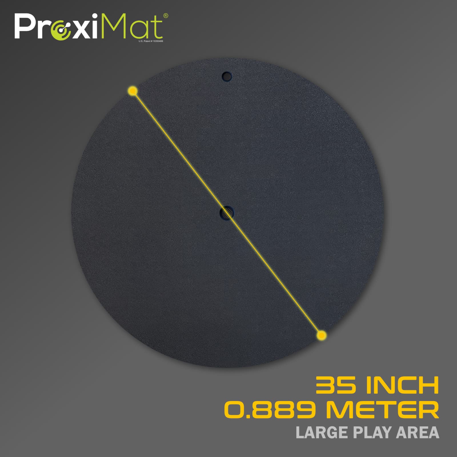 (VR Mat) ProxiMat - 35" Round Virtual Reality Mat w/ Imperfections 3