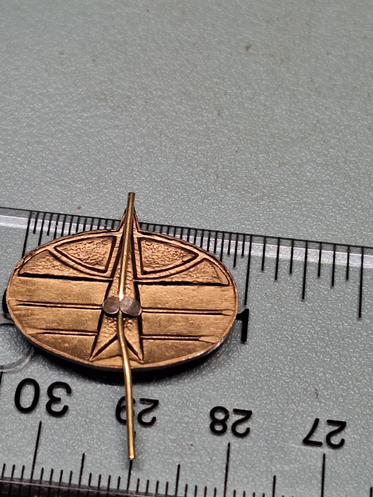 RUSSIAN AERO SPACE FORCES BUTTON HOLE PIN PAIR OF 2 3