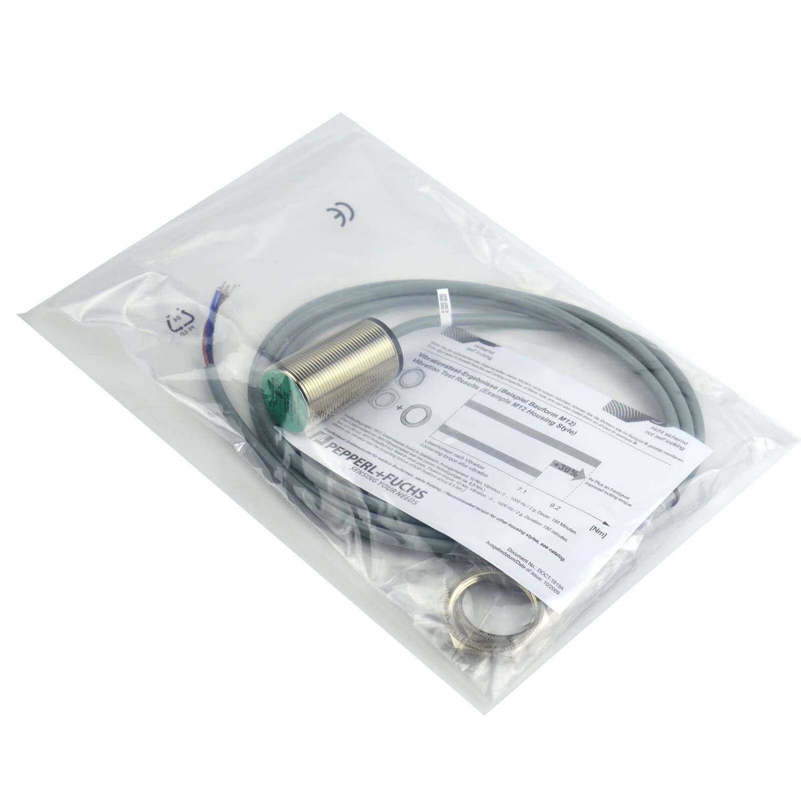 Pepperl+Fuchs  NBB10-30GM50-E2 Inductive Sensor PNP New✦Kd 5