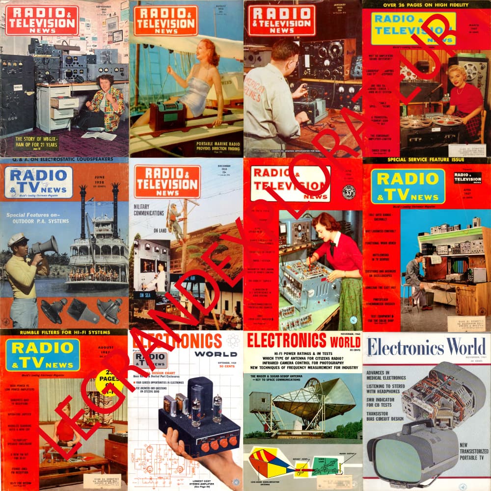 Ultimate Radio TV Television News & Electronics World 665 Magazines Collection   2
