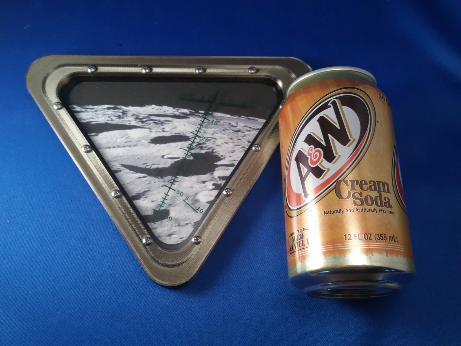 Replica Apollo 11 Lunar Module Window W/Lunar landscape - Neil Armstrong 6