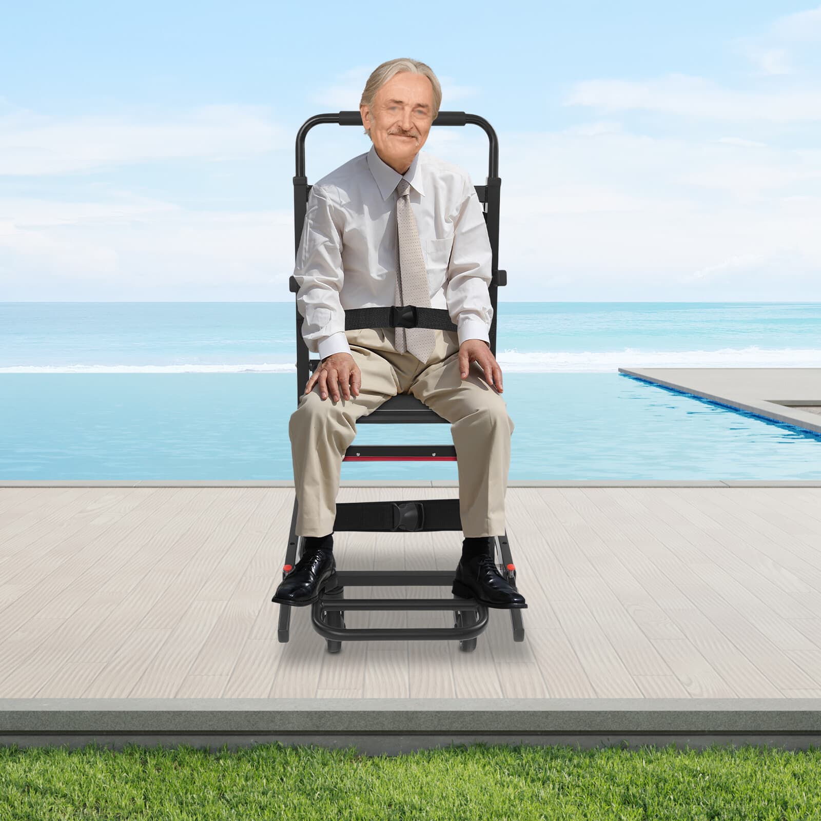 Mobility Chair Medical Emergency Patient Transfer Chair Evacuation Chair 180kg 2