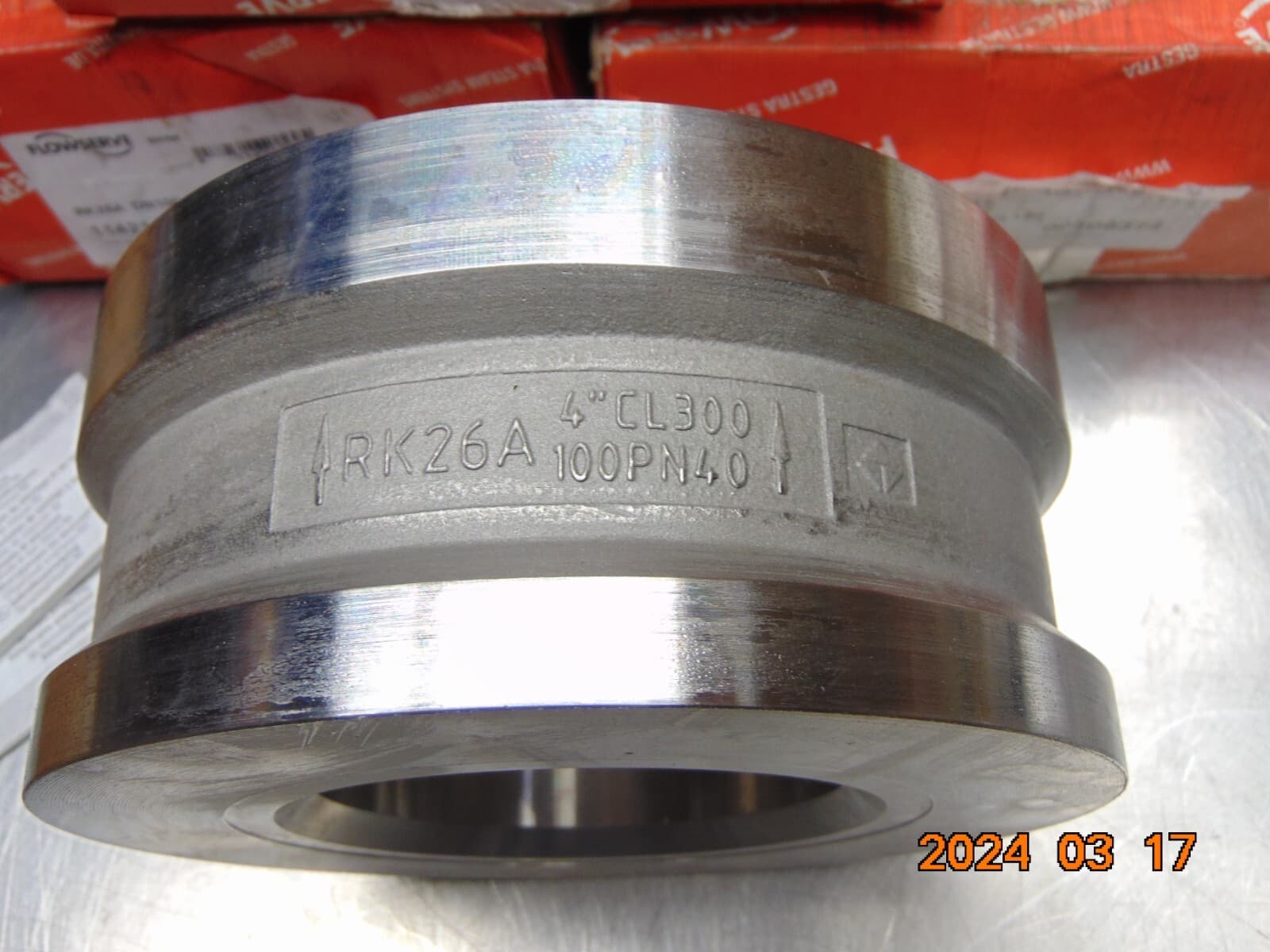 FLOWSERVE RK26A Stainless Wafer Check Valve 4" CL300 CF8M RK26A DN100 HD CL 150 4