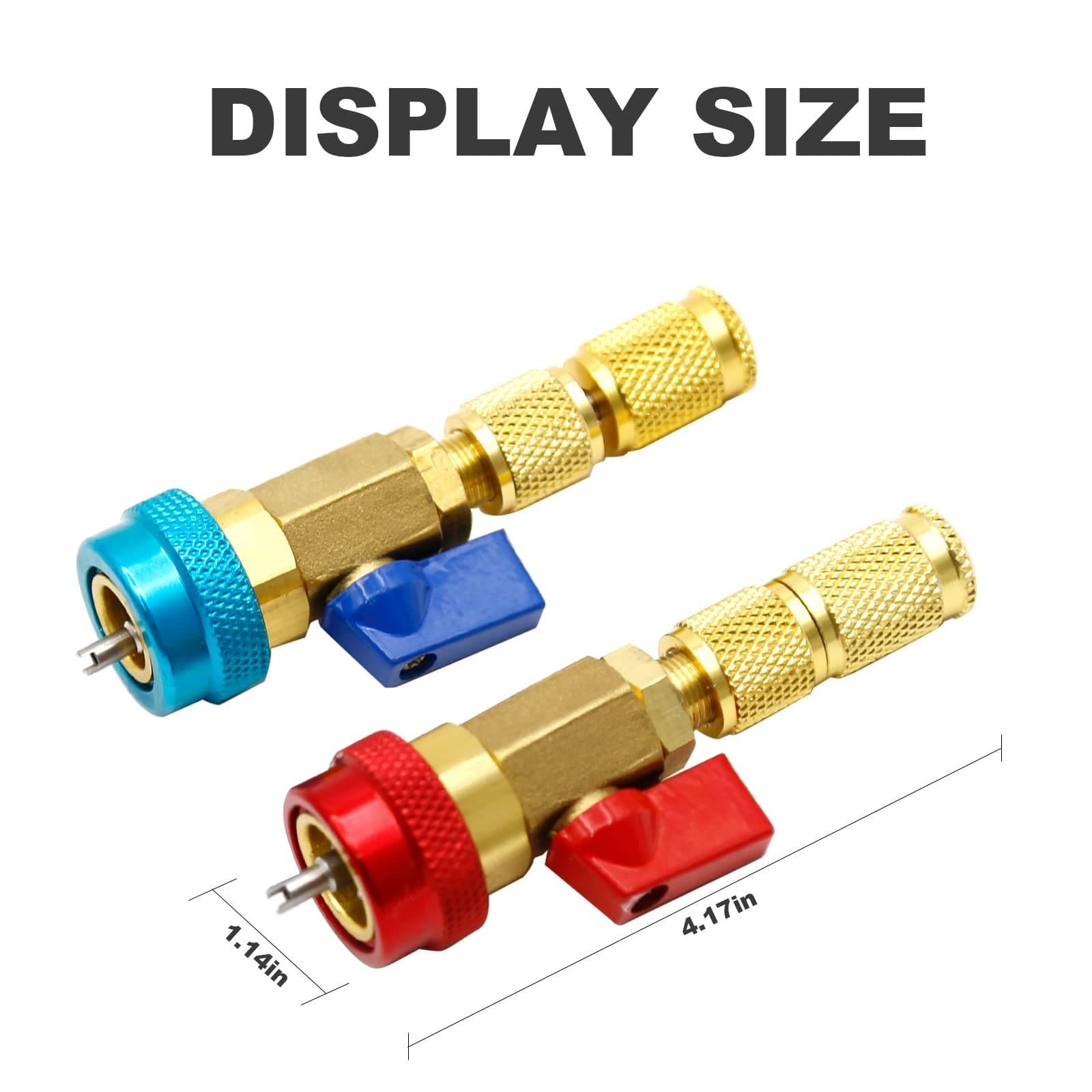 R134A Valve Core Quick Remover Installer, 2 Pack High Low Pressure Valve Core... 3