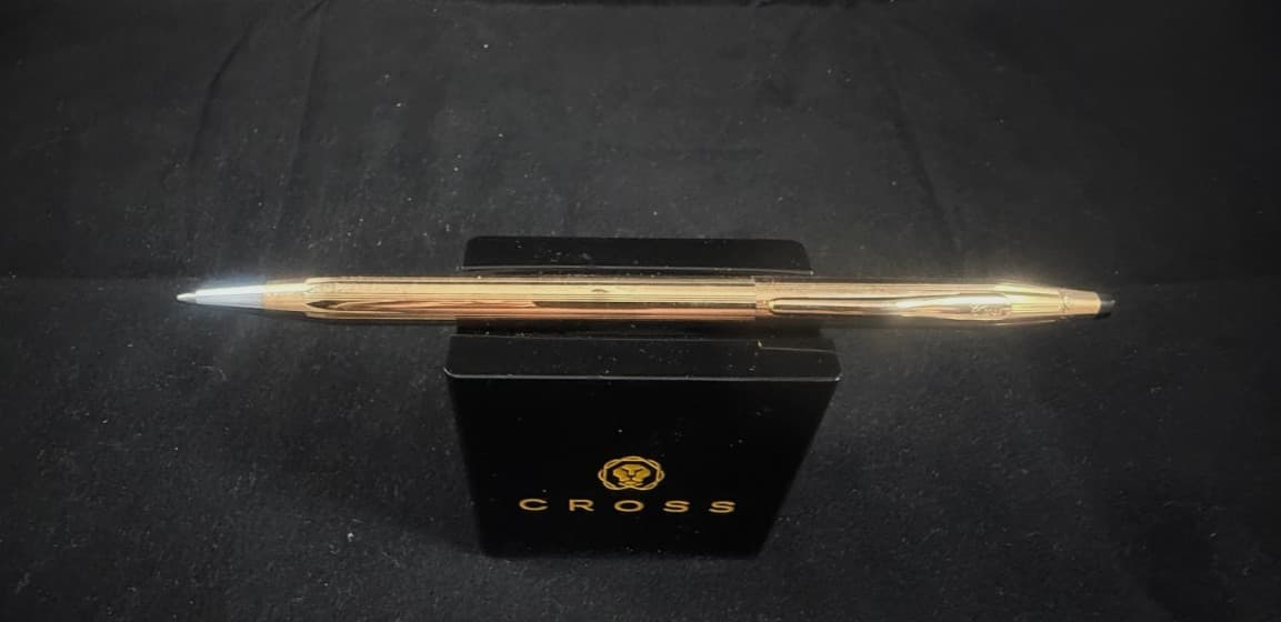 CROSS 14K FILLED/ROLLED GOLD CLASSIC CENTURY BALLPOINT PEN #1502 MADE IN THE USA 3