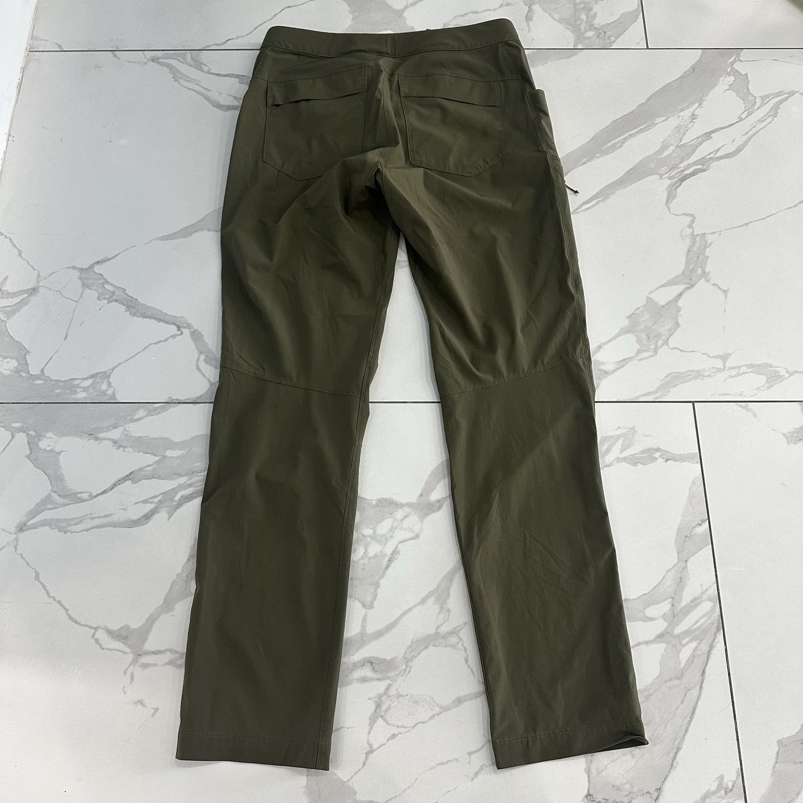 Arc'teryx Mens Lefroy Pants Sz 32 Gorpcore Flat Front Straight Leg Hiking Belted 2