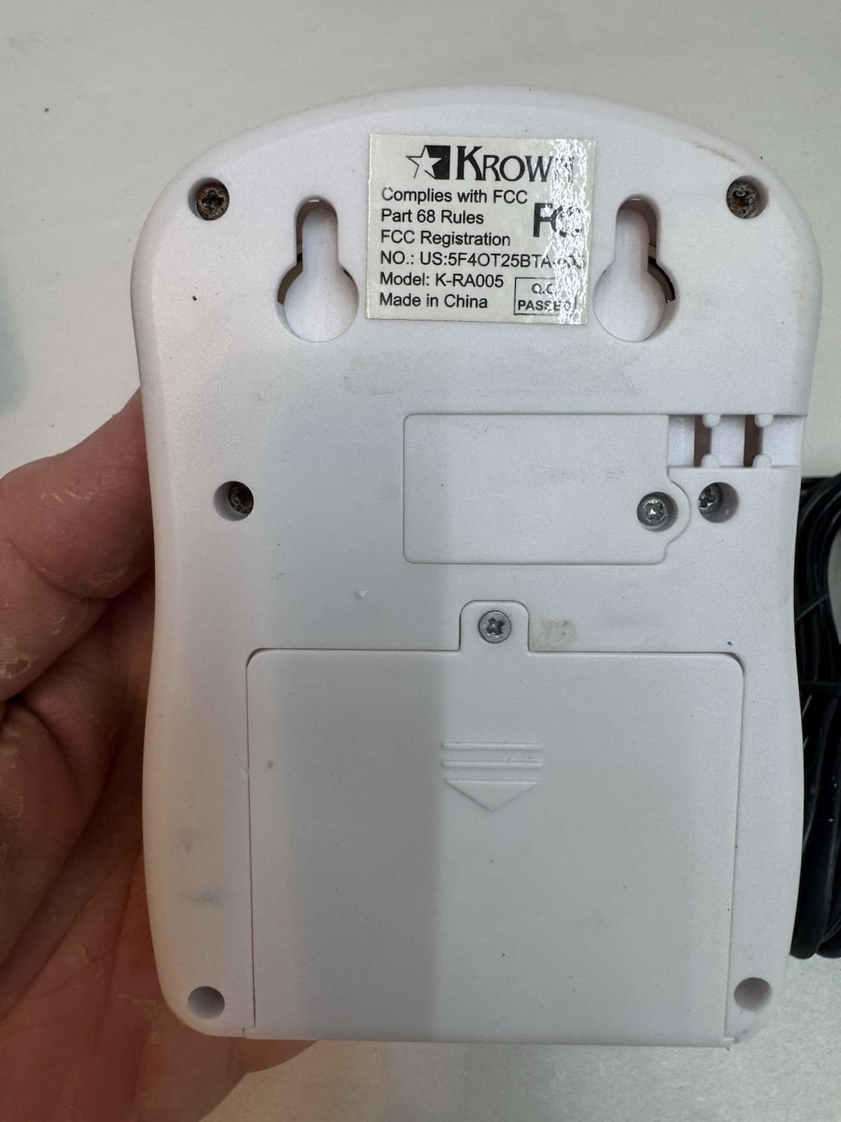 Krown Telephone Strobe Light Phone Ringer Flasher LED Home for Hearing Impaired 6