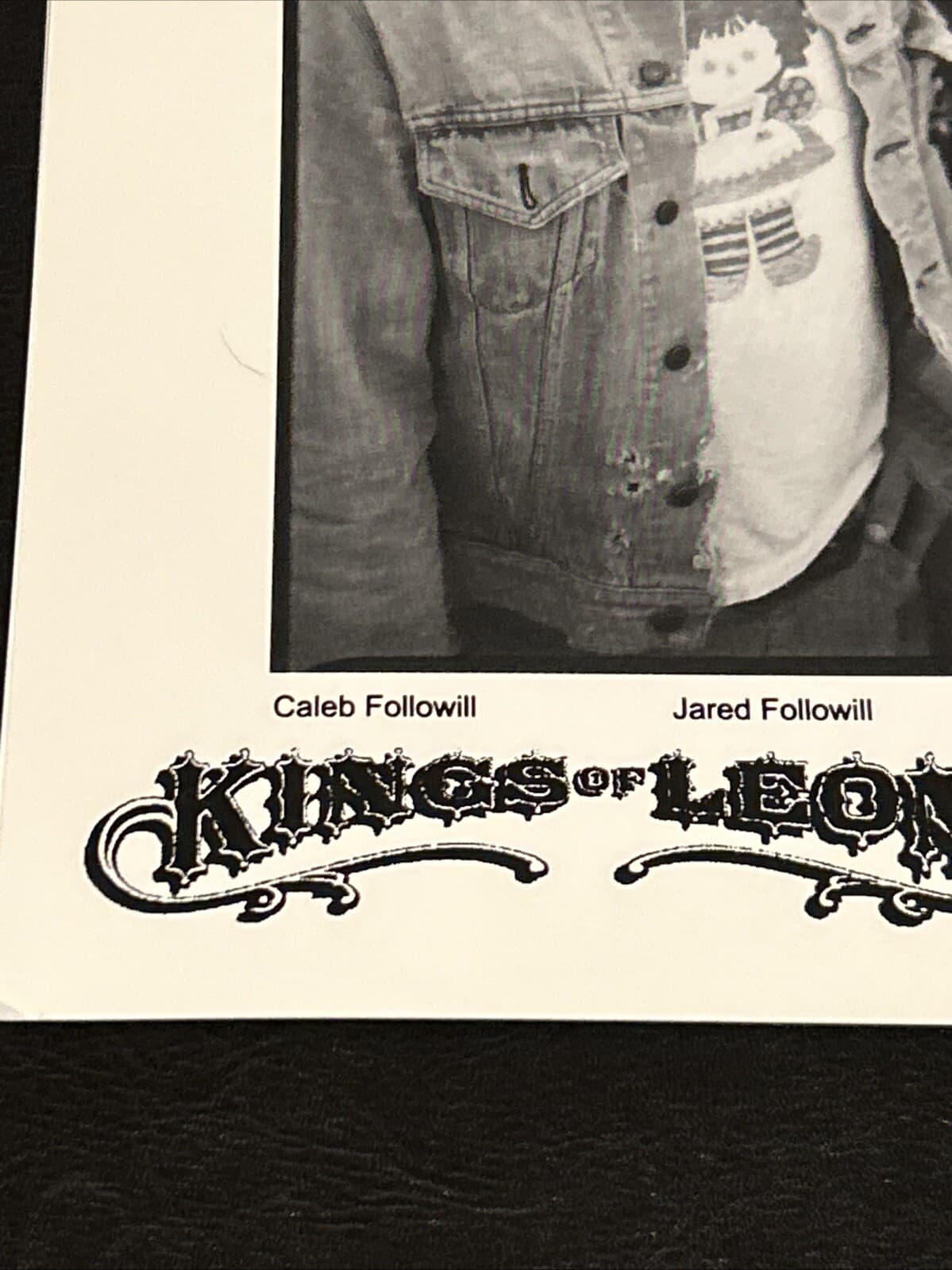 Original Press Photo KINGS OF LEON 8x10 RCA Records 3