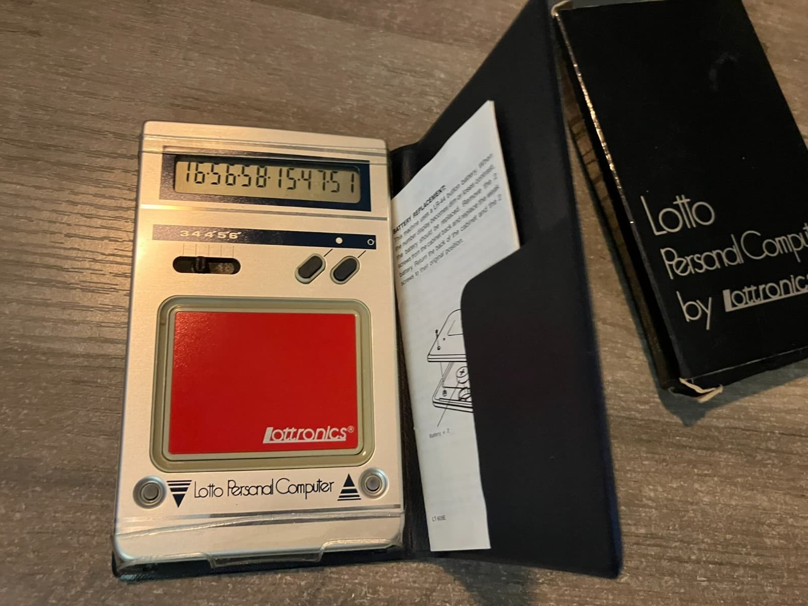 Lottronics Vintage Lotto Personal Computer Random Number Generator Retro Working