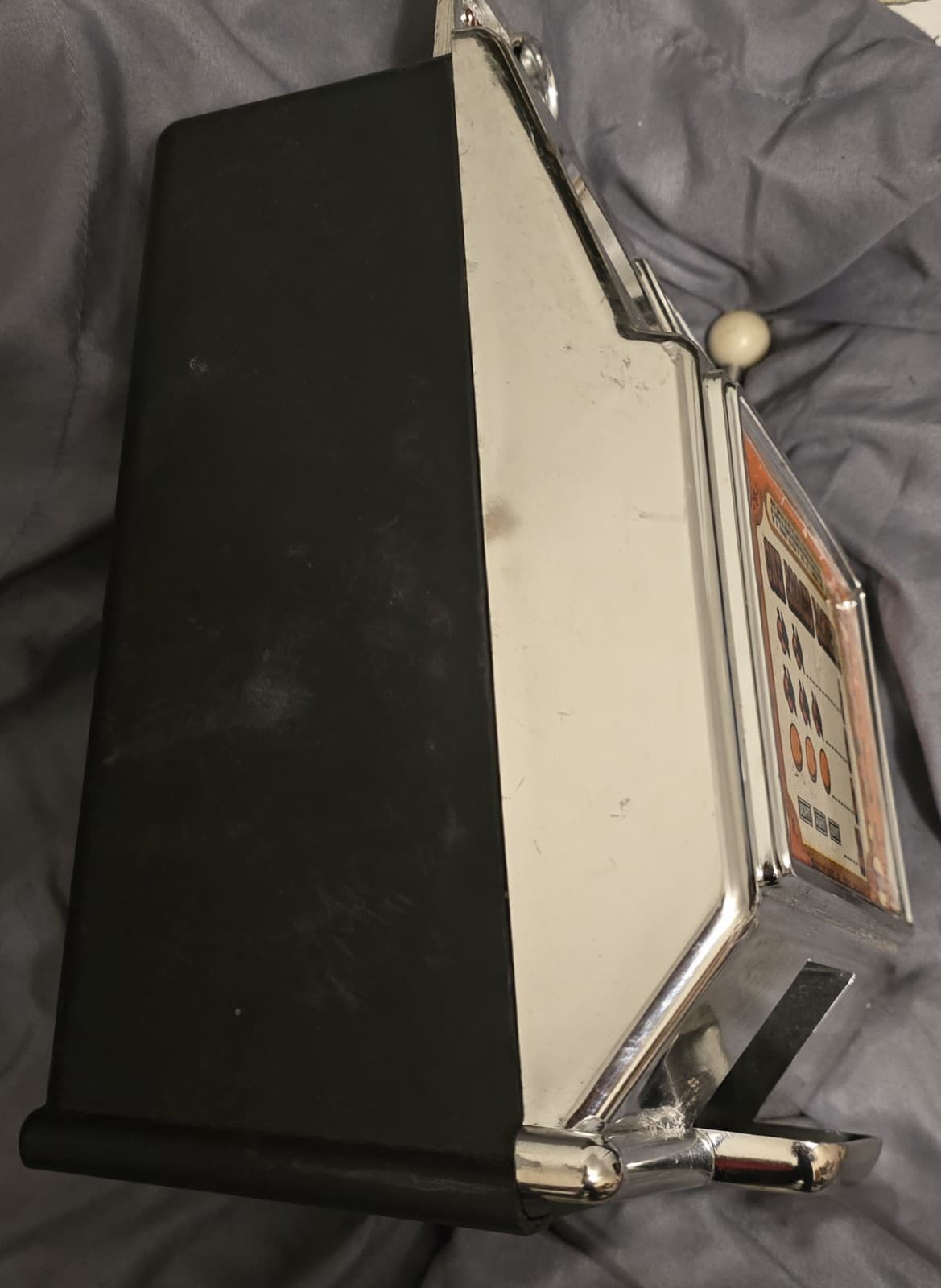 Vintage Medley One Armed Banker Slot Machine Toy Reno Nevada 25¢ Slot READ 2