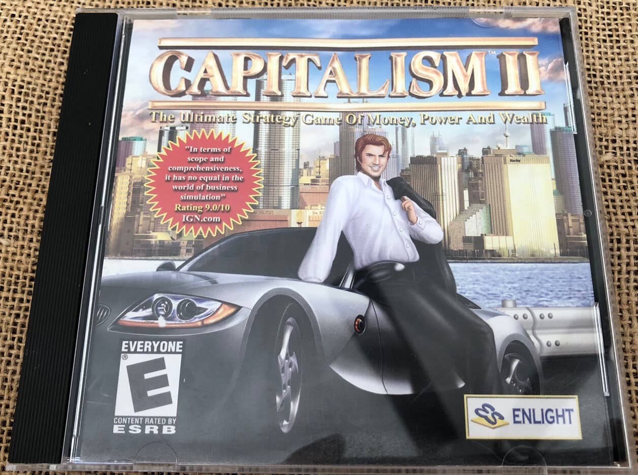 Capitalism II (PC CD-ROM) Strategy Business Simulation Game Tested Complete