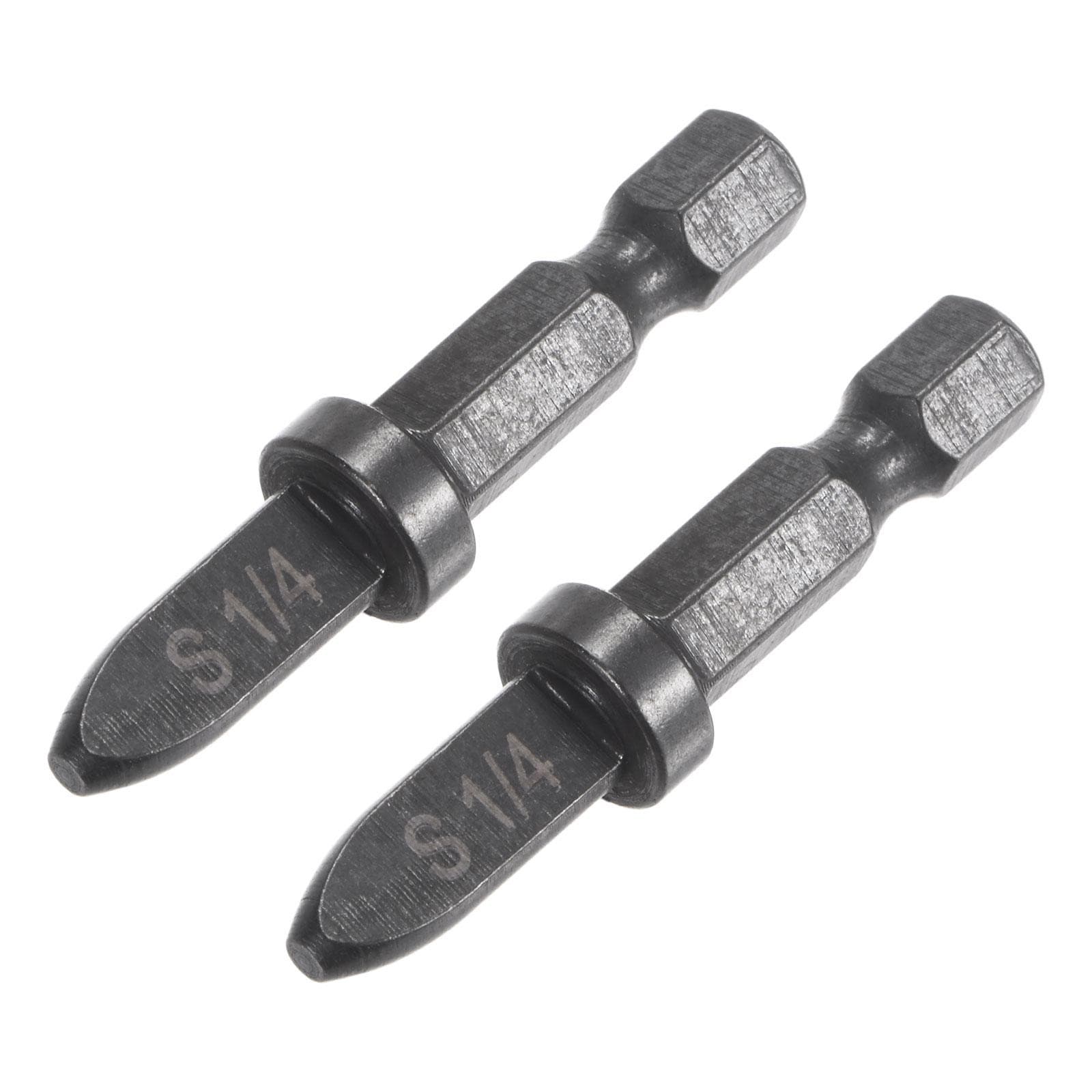 1/4" Swaging Tool Drill 1/4" Hex Handle for Copper Aluminum Pipe 2Pcs