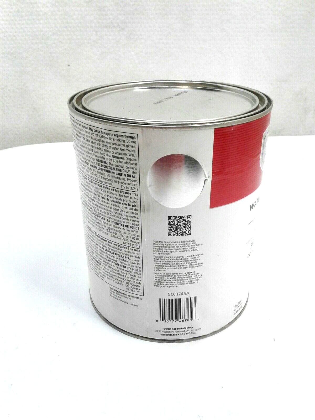 H&C Pro Series Water Based Polyurethane 2 Part Clear Satin (Part A Only) 84.5 oz 4