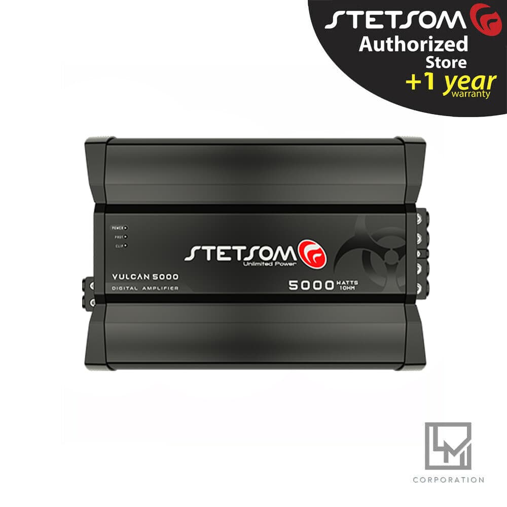 Stetsom Vulcan 5000 1 Ohm Digital Amplifier Car Audio vulcan5000 3 Day Delivery 3