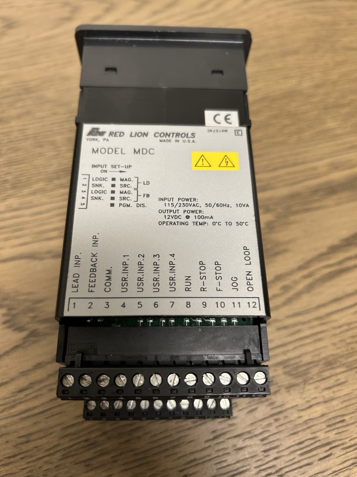 RED LION CONTROLS MDC00100 Motor Drive Controller 2