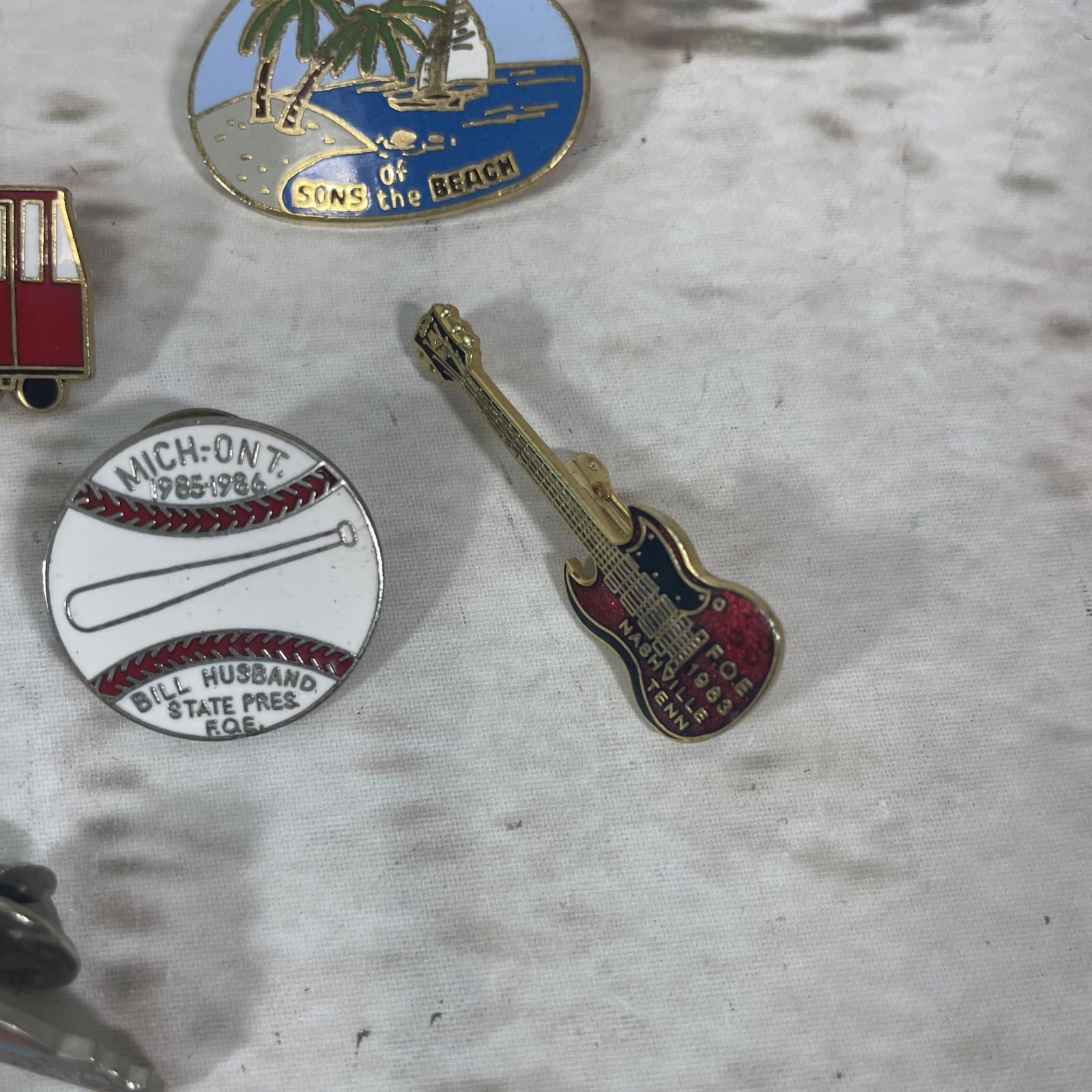 VTG Fraternal Order of Eagles FOE Enamel Lapel Pin Lot of 22 Chapter Convention 4