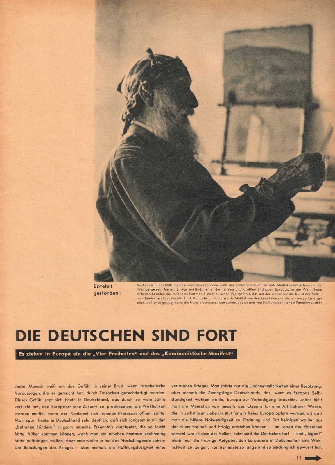Electronic publication (PDF) Signal magazine No 1 from 1945 german edition 4